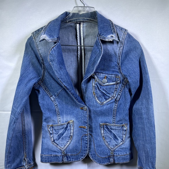 J & Company Vintage Denim Jacket Womens M: Pre-Owned - Picture 1 of 16